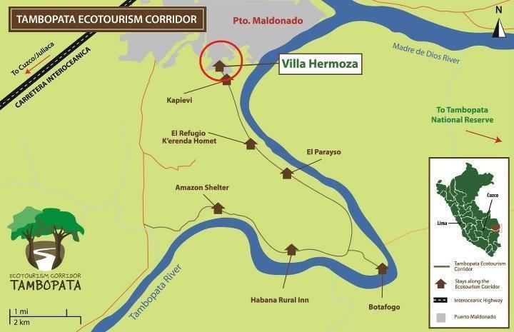 Villa Hermosa De Tambopata Casa Hospedaje & Hostel Puerto Maldonado Dış mekan fotoğraf